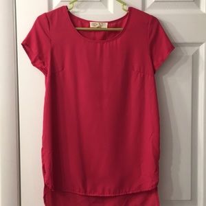 Pink Short Sleeve Shirt